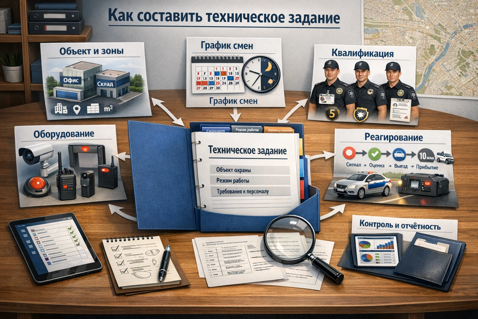 Как составить техническое задание: чёткие параметры для поиска охраны Как составить техническое задание: чёткие параметры для поиска охраны