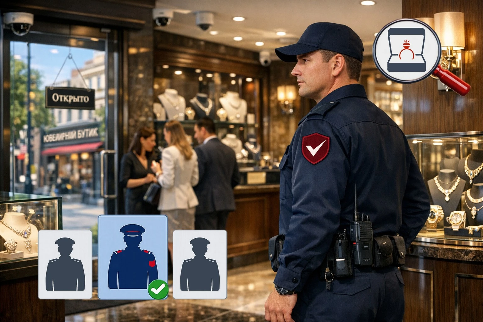 Охрана ювелирных бутиков и ломбардов